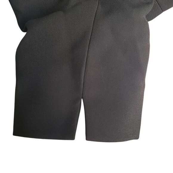 Kasper New Women's Blazer Black Sz. 10 Jewel Collar Animal Print Business Office - Picture 4 of 8